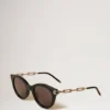 Penny Sunglasses Black Acetate Women