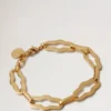 Pimlico Chain Bracelet Gold Plated Brass Women