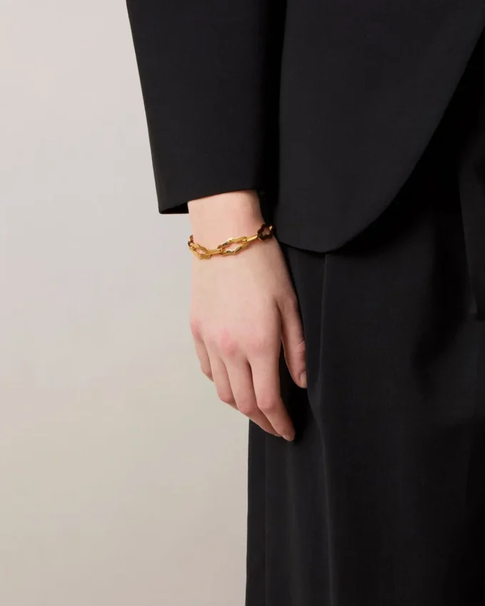 Pimlico Chain Bracelet Gold Plated Brass Women