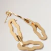Pimlico Chain Earrings Gold Plated Brass Women