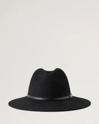 Pimlico Fedora Black Wool Pimlico