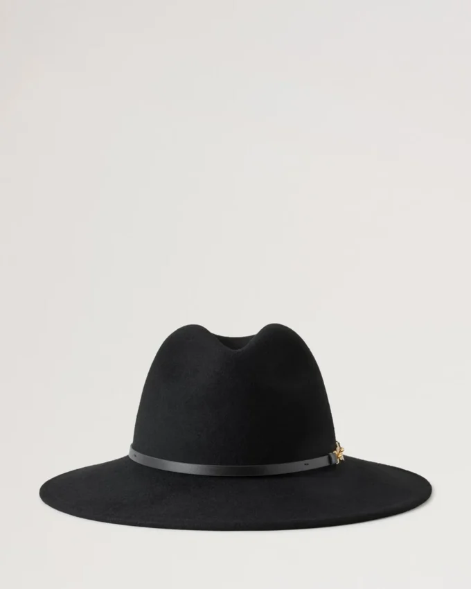 Pimlico Fedora Black Wool Pimlico