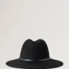 Pimlico Fedora Black Wool Pimlico