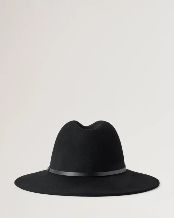 Pimlico Fedora Black Wool Pimlico