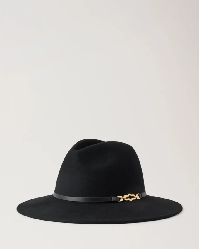 Pimlico Fedora Black Wool Pimlico