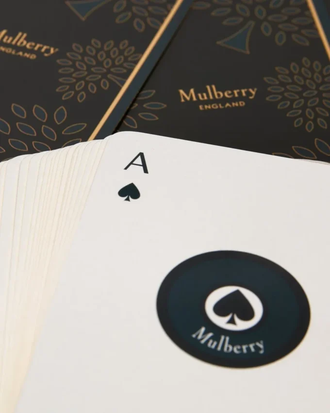 Playing Cards Mulberry Green Paper Lifestyle