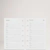 Pocket Book Contacts Dividers White Paper Men
