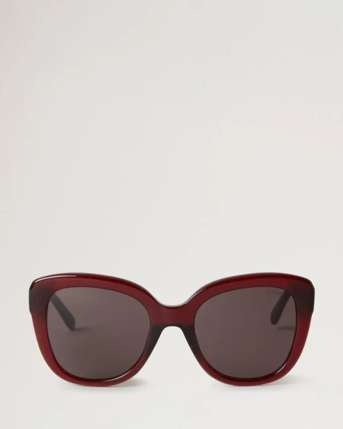 Poppy Sunglasses Black Cherry Bio Acetate & Bio Nylon