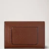 Press Stud Wallet Oak Two-Tone Small Classic Grain