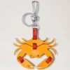 Puzzle Keyring – Crab Double Yellow Classic Smooth Calf Puzzle Keyring – Crab Double Yellow Classic Smooth Calf