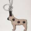 Puzzle Keyring – French Bulldog Maple Silky Calf