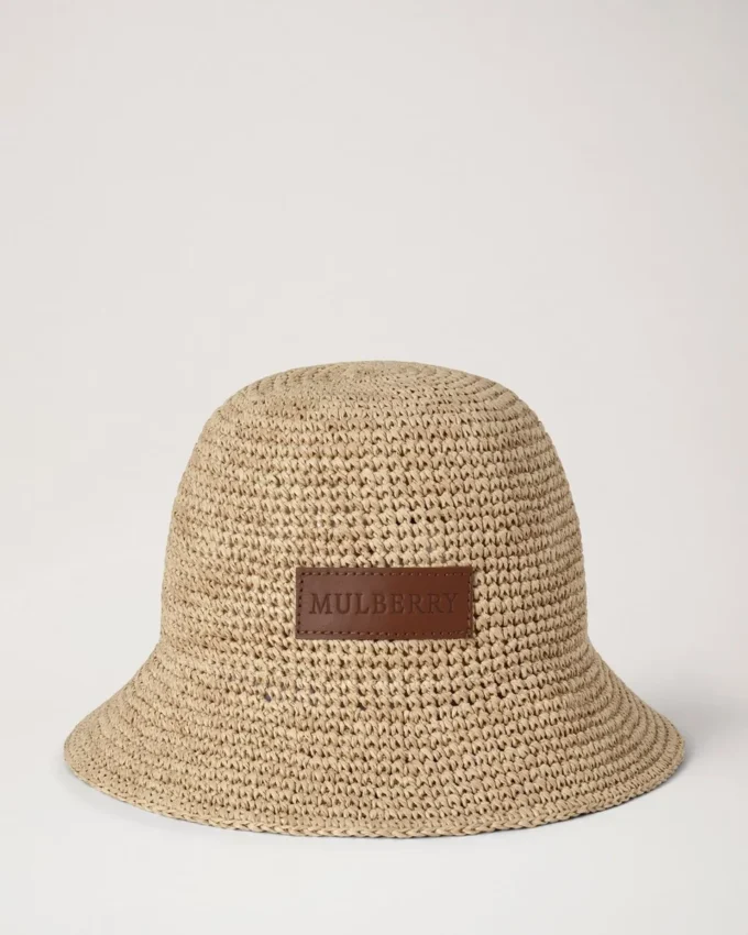 Raffia Bucket Hat Natural 100% Paper Raffia Summer Edit