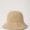 Raffia Bucket Hat Natural 100% Paper Raffia Summer Edit