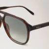 Raffy Sunglasses Striped Tortoiseshell Bio Acetate