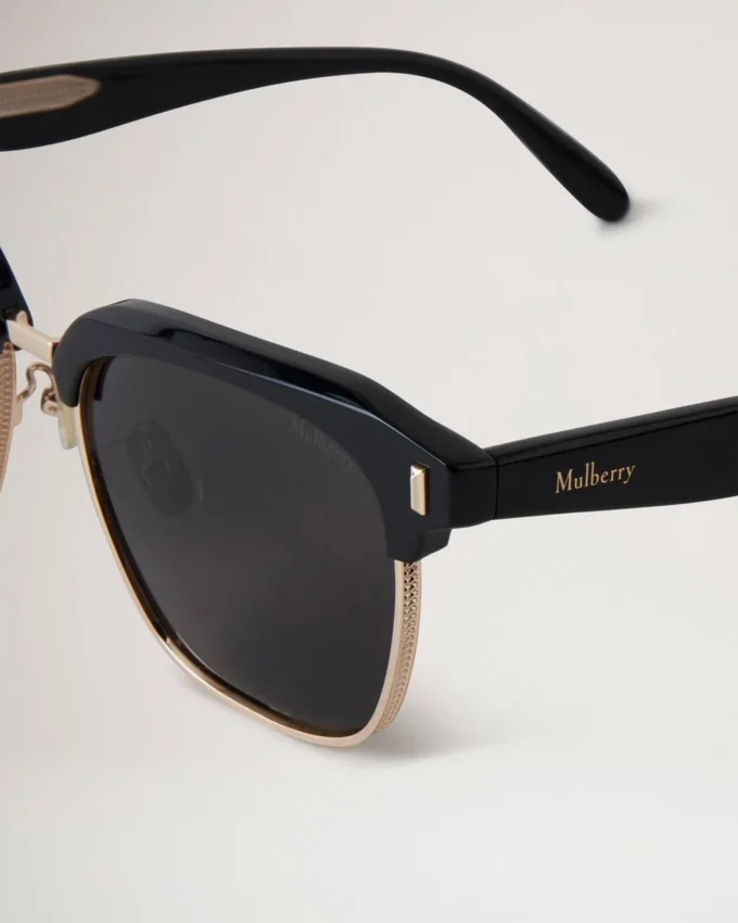 Rowan Sunglasses Black Bio Acetate Sunglasses
