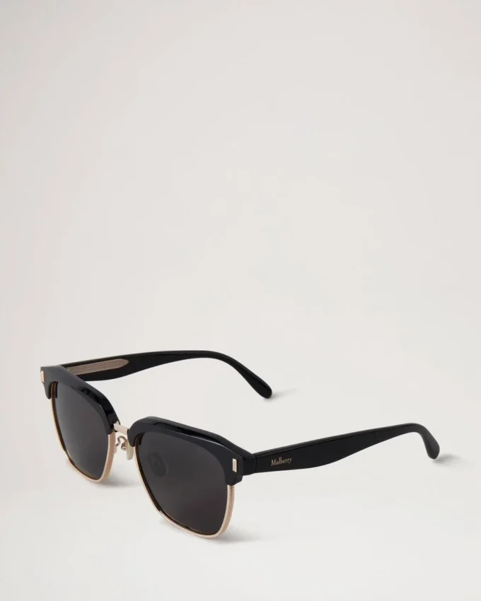 Rowan Sunglasses Black Bio Acetate Sunglasses