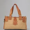 Roxanne Pre-Loved Beige & Tan Canvas & Leather