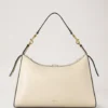 Roxanne Shoulder Bag Eggshell High Shine Leather Roxanne Shoulder Bag Eggshell High Shine Leather