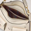 Roxanne Shoulder Bag Eggshell High Shine Leather Roxanne Shoulder Bag Eggshell High Shine Leather