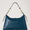 Roxanne Shoulder Bag out of the Blue High Shine Leather