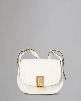 Sadie Satchel Pre-Loved White Goat Print Pre-Loved Bags