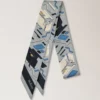 Skinny Scarf – Bayswater Workshop Light Grey Recycled Polyester