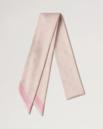 Skinny Scarf – Mulberry Tree Blossom Pink Recycled Polyester