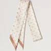 Skinny Scarf – Mulberry Tree Eggshell Recycled Polyester