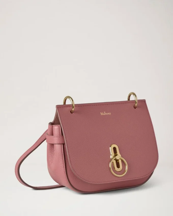 Small Amberley Satchel Pink Scrumpy Small Classic Grain
