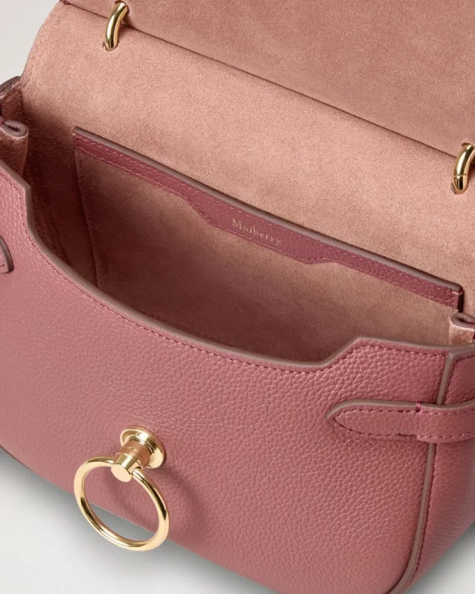 Small Amberley Satchel Pink Scrumpy Small Classic Grain