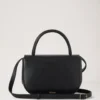 Small Amberley Top Handle Black Supple Smooth Leather
