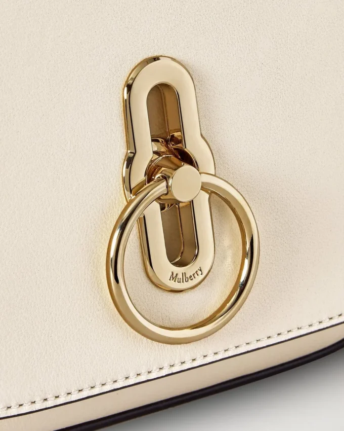 Small Amberley Top Handle Eggshell Buttery Nappa