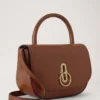 Small Amberley Top Handle Oak Supple Smooth Leather