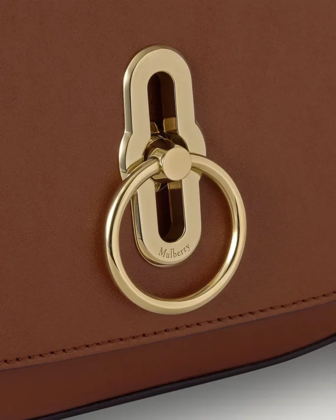Small Amberley Top Handle Oak Supple Smooth Leather