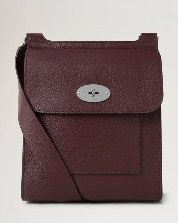 Small Antony Black Cherry Small Classic Grain Women