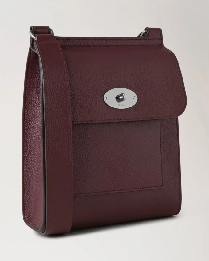 Small Antony Black Cherry Small Classic Grain Women
