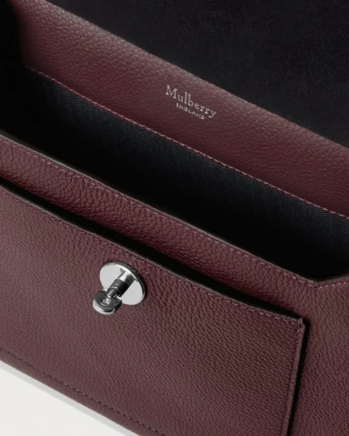 Small Antony Black Cherry Small Classic Grain Women