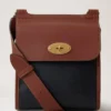 Small Antony Black & Cognac Bioveg Scotchgrain & Flat Calf