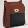 Small Antony Black & Cognac Bioveg Scotchgrain & Flat Calf