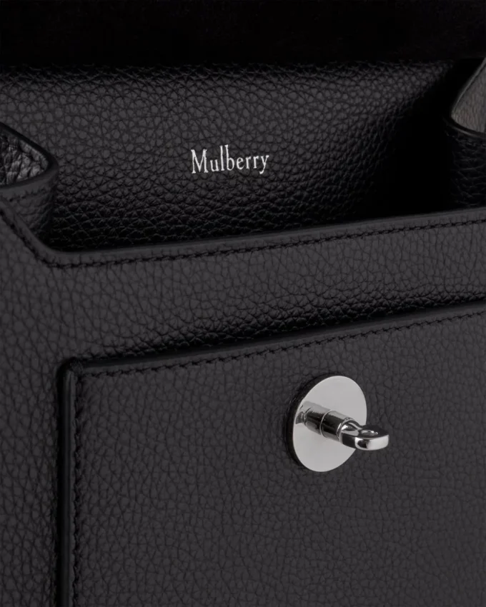 Small Antony Black & Silver Small Classic Grain
