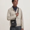 Small Antony Black & Silver Small Classic Grain