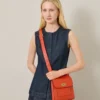 Small Antony Coral Orange Small Classic Grain Women