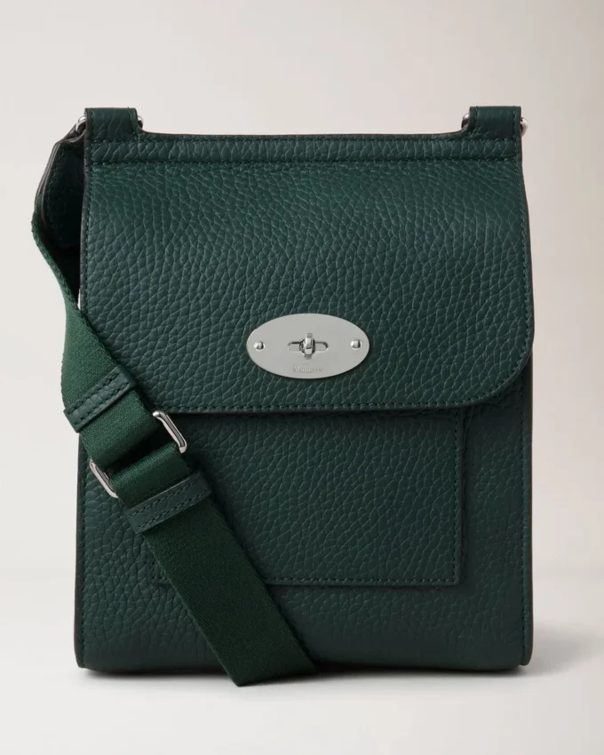 Small Antony Mulberry Green Heavy Grain Women