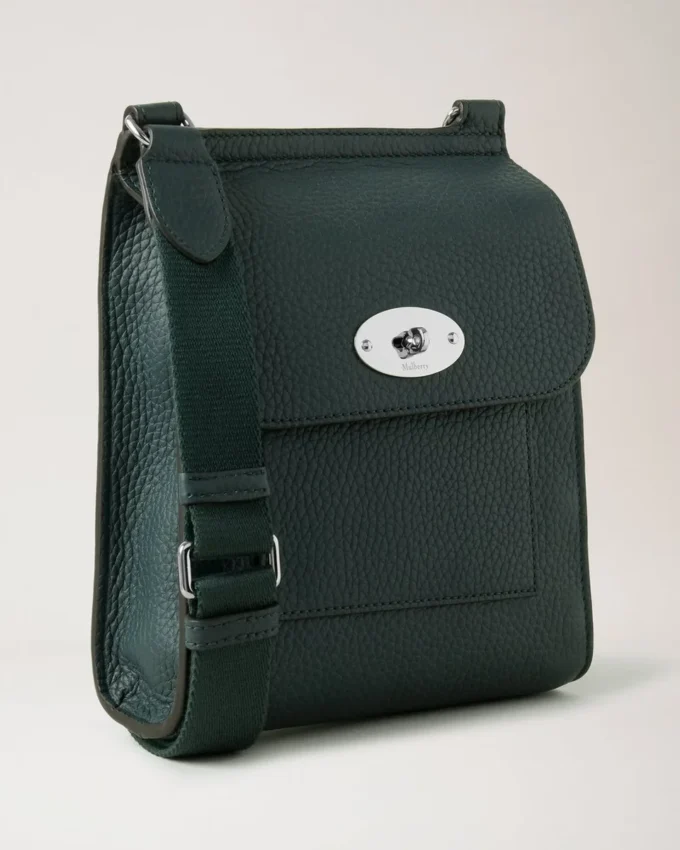 Small Antony Mulberry Green Heavy Grain Women