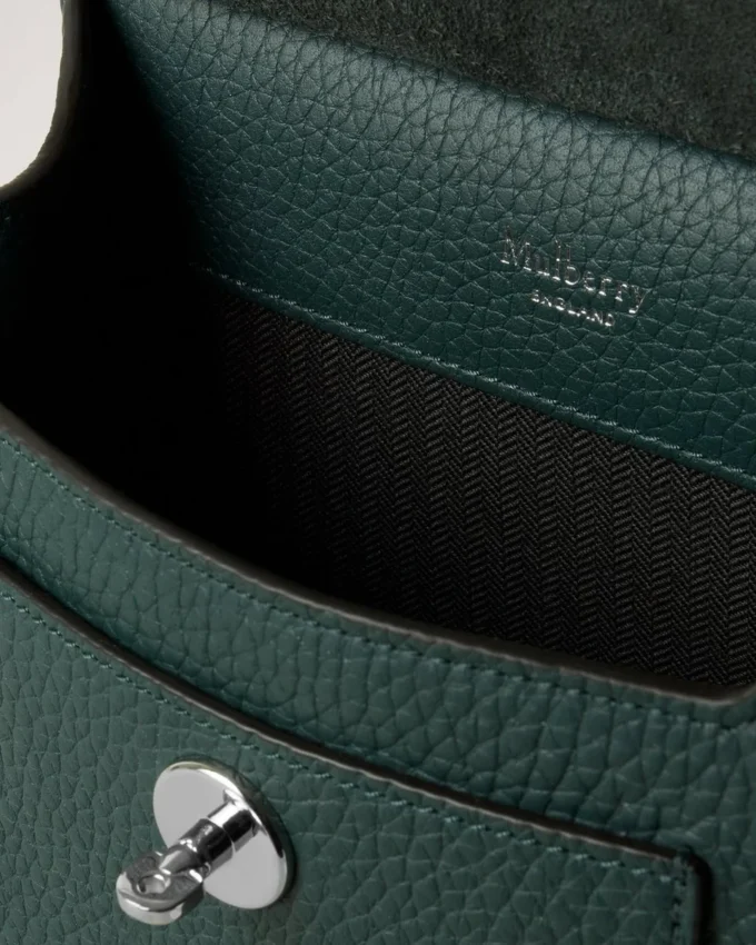 Small Antony Mulberry Green Heavy Grain Women