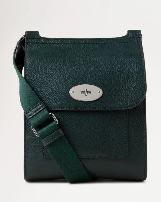 Small Antony Mulberry Green Small Classic Grain