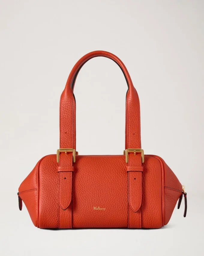 Small Boston Coral & Orange Heavy Grain the Occasionwear Edit