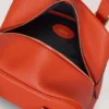 Small Boston Coral & Orange Heavy Grain the Occasionwear Edit