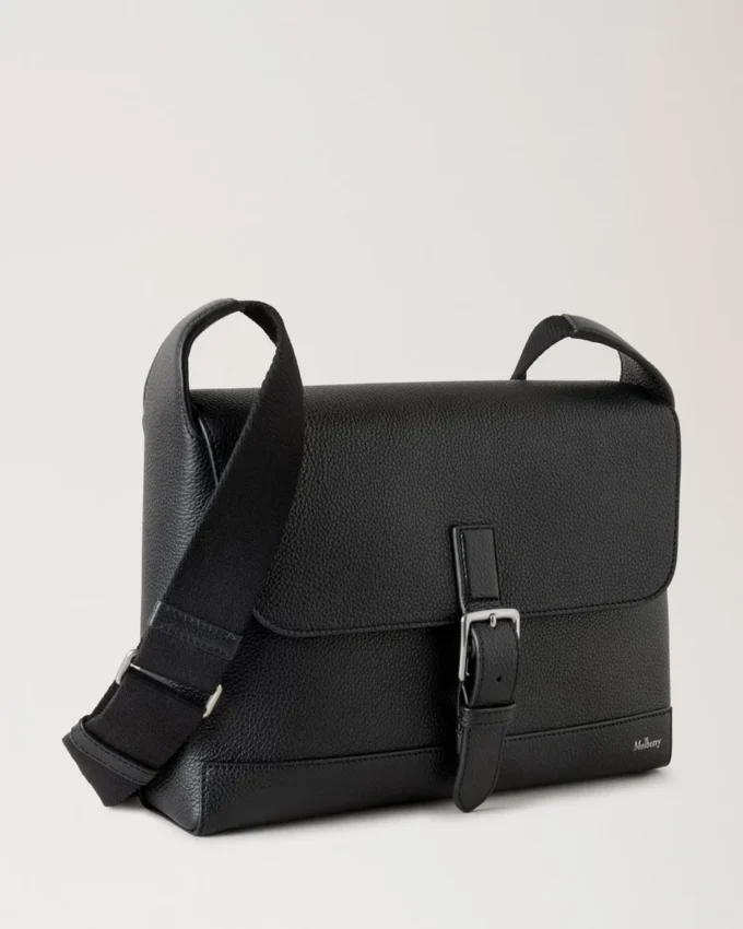 Small Chiltern Crossbody Messenger Black Small Classic Grain