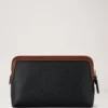 Small Cosmetic Pouch Black & Cognac Bio Based Scotchgrain